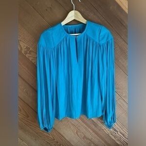 Ramy Brook Blue Blouse